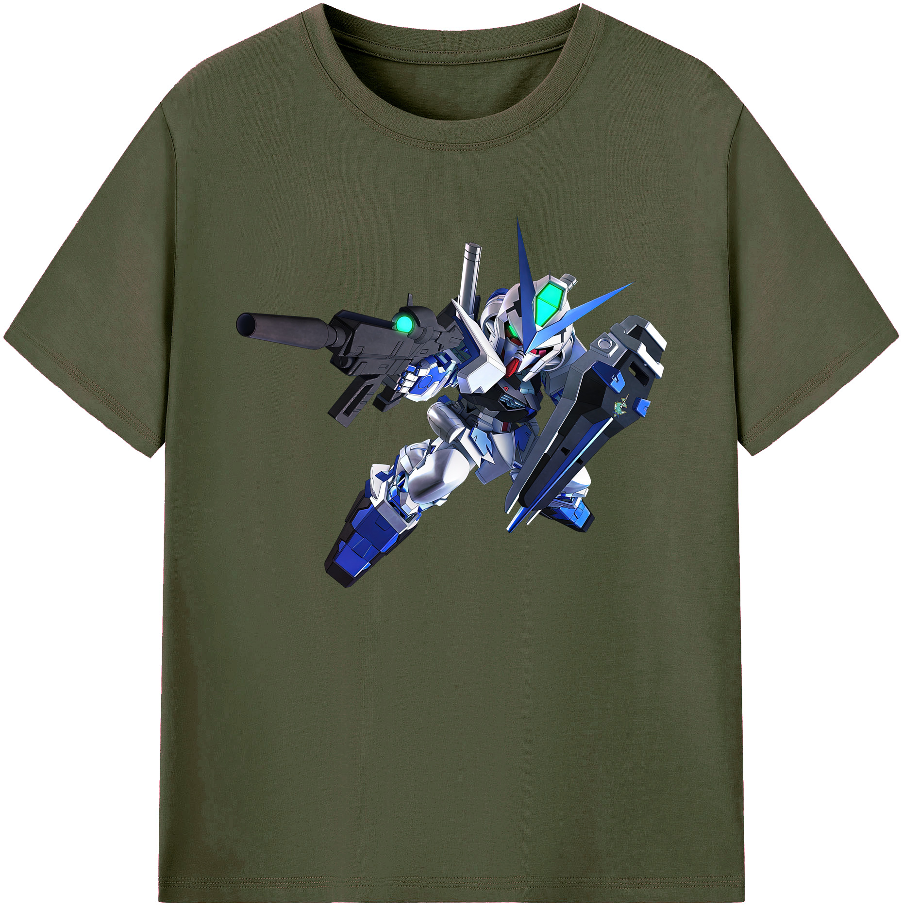 （画像用） 機動戦士ガンダム Mobile Suit Gundam 綿100％ メンズ半袖Tシャツ｜肌触りやわらか＆通気性